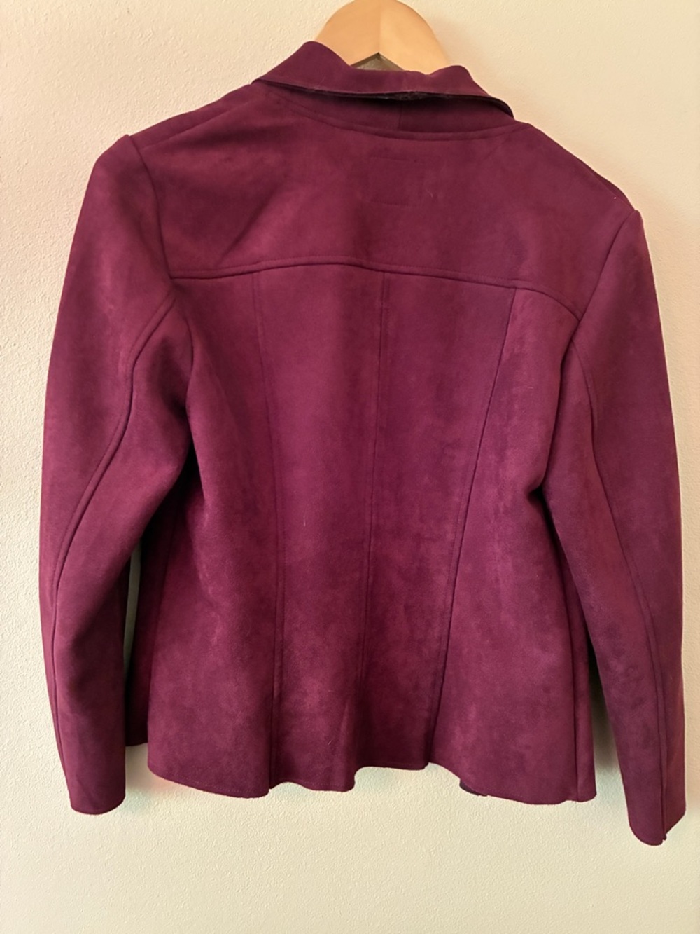 Kut from the Kloth Women's  Faux Suede Moto Jacket, size M - Picture 2 of 4